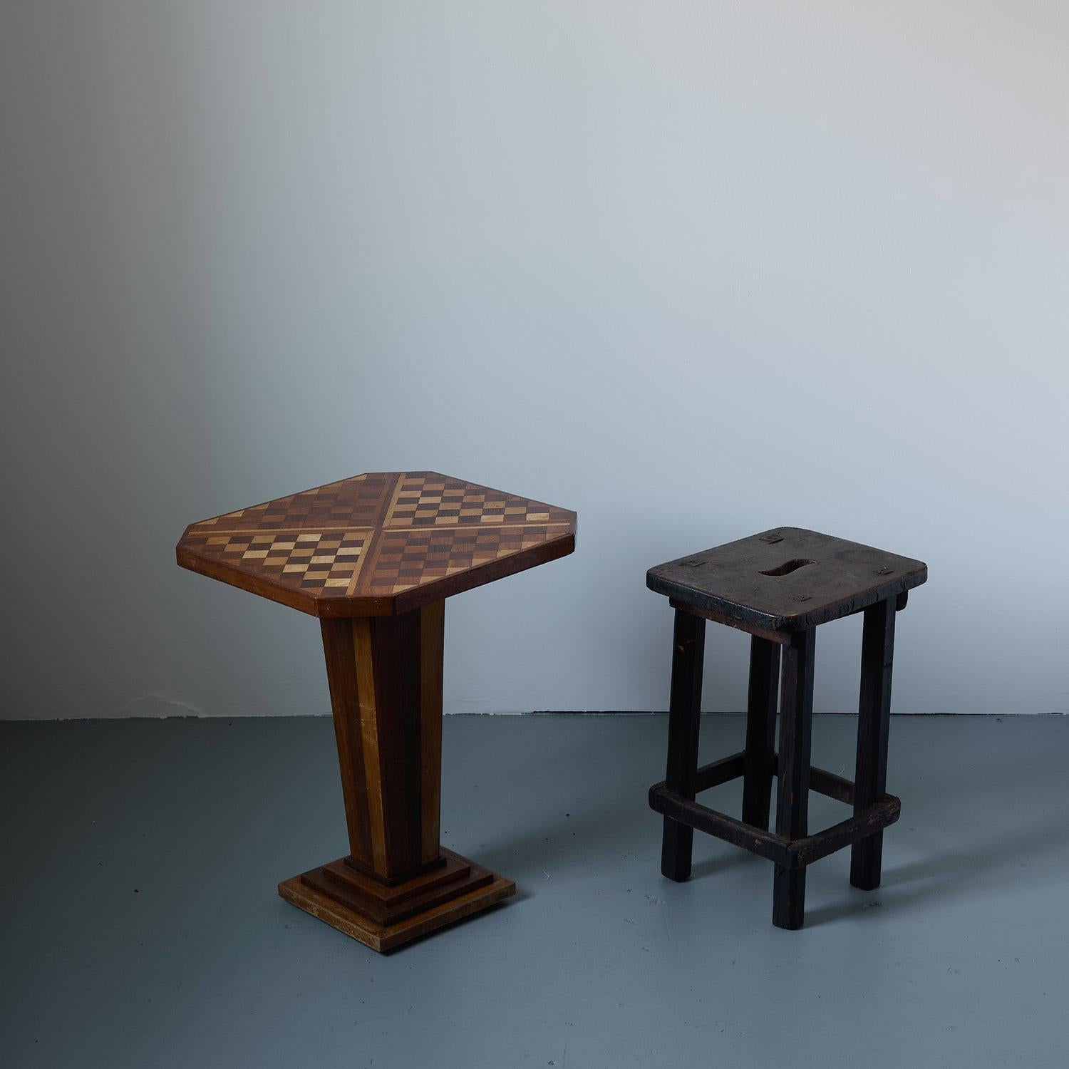 Mesa de juegos francesa de marquetería, años 30 Francés en venta