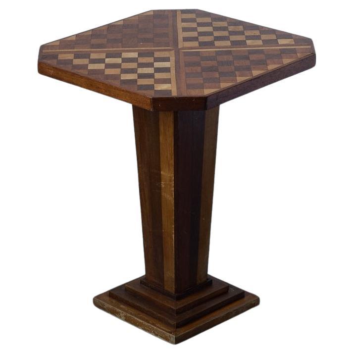 French Marquetry Games Table, 1930s