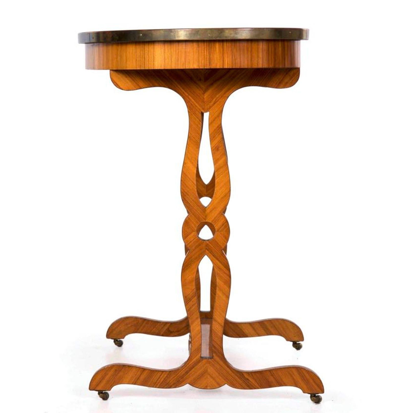 Ottone Scrivania con intarsio francese del XIX secolo in vendita