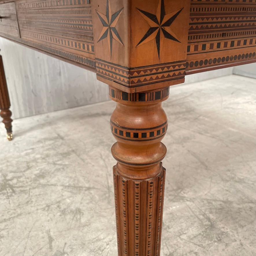 Wood French Marquetry Inlay Games Table - Stunning Quality For Sale