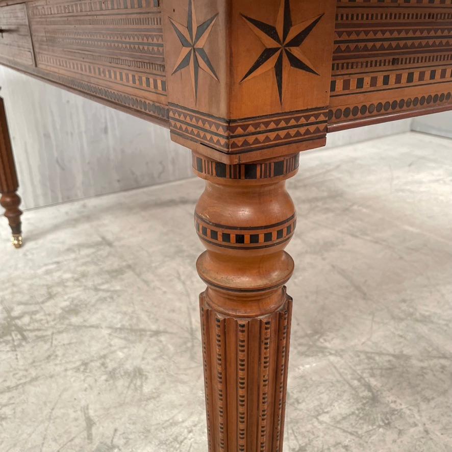 Wood French Marquetry Inlay Games Table - Stunning Quality