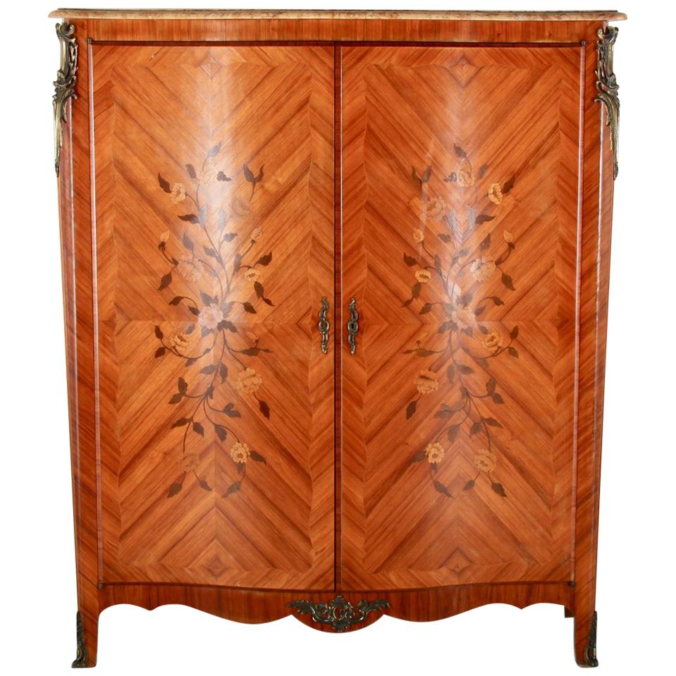 French Marquetry Louis XV Cabinet