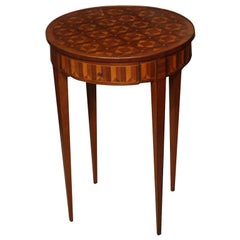 FRENCH MARQUETRY ROUND TABLE