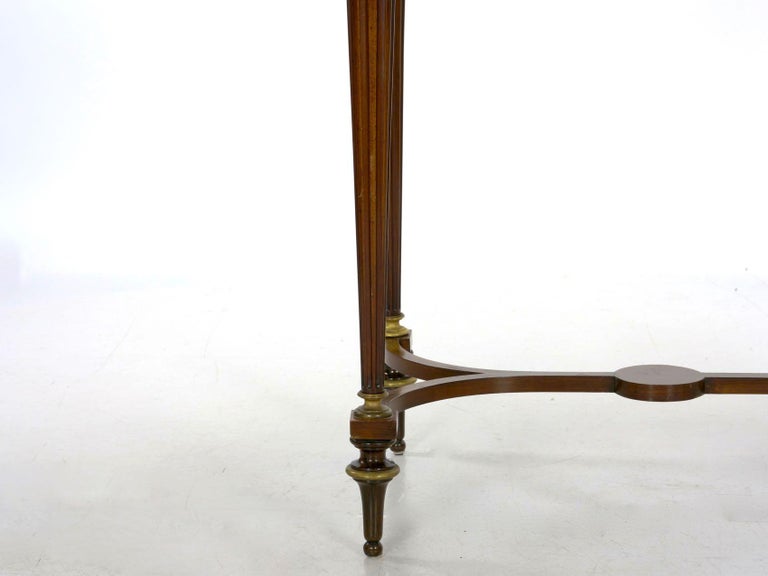 French Marquetry Wine Serving Accent Table by Paul Sormani & Fils For Sale 3
