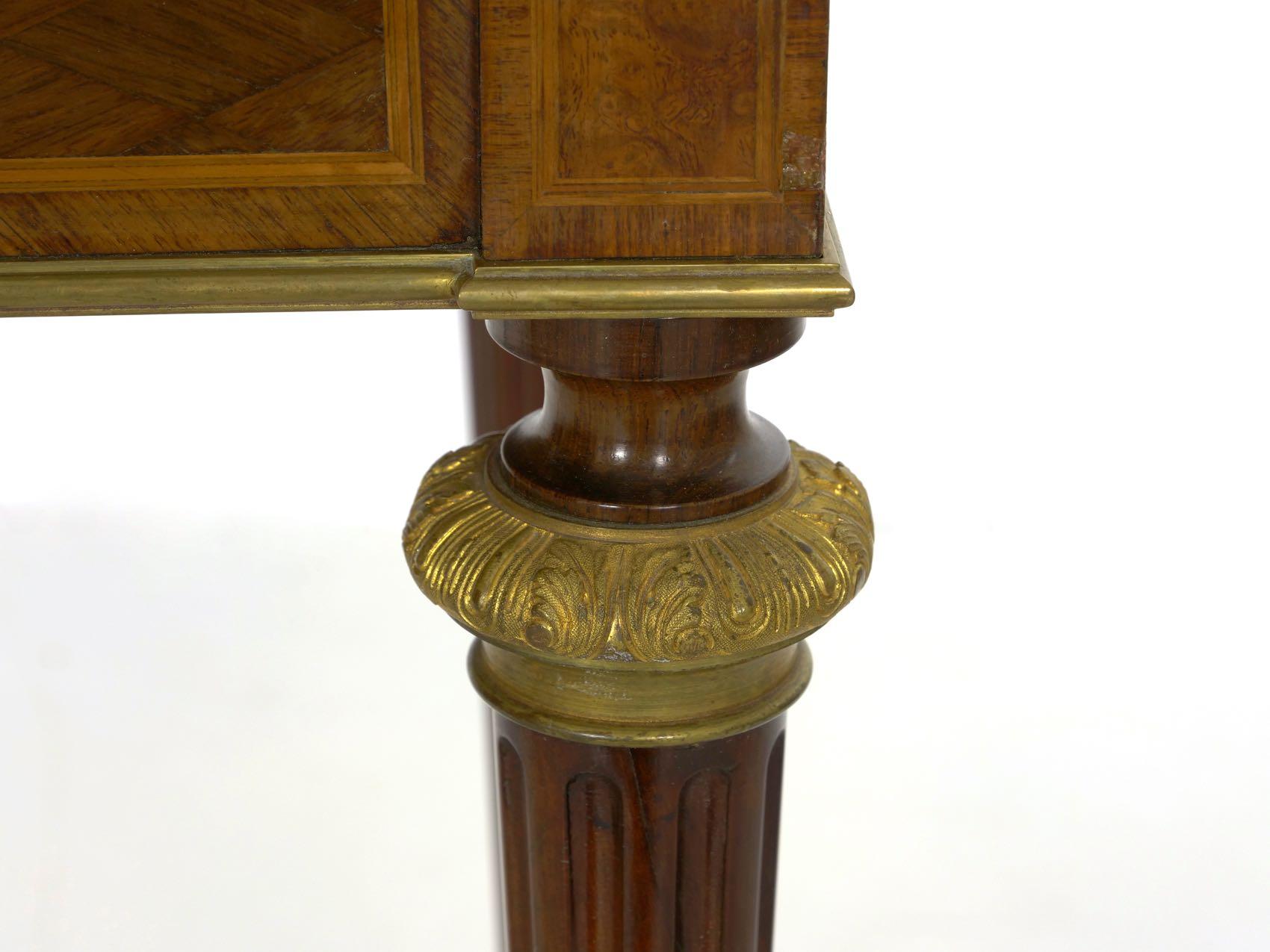 French Marquetry Wine Serving Accent Table by Paul Sormani & Fils 4