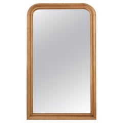 French Massive Oak Louis Philippe Mirror