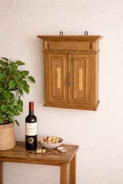 French Massive Oak Wall Cabinet in the Louis XVI Style, circa 1900
