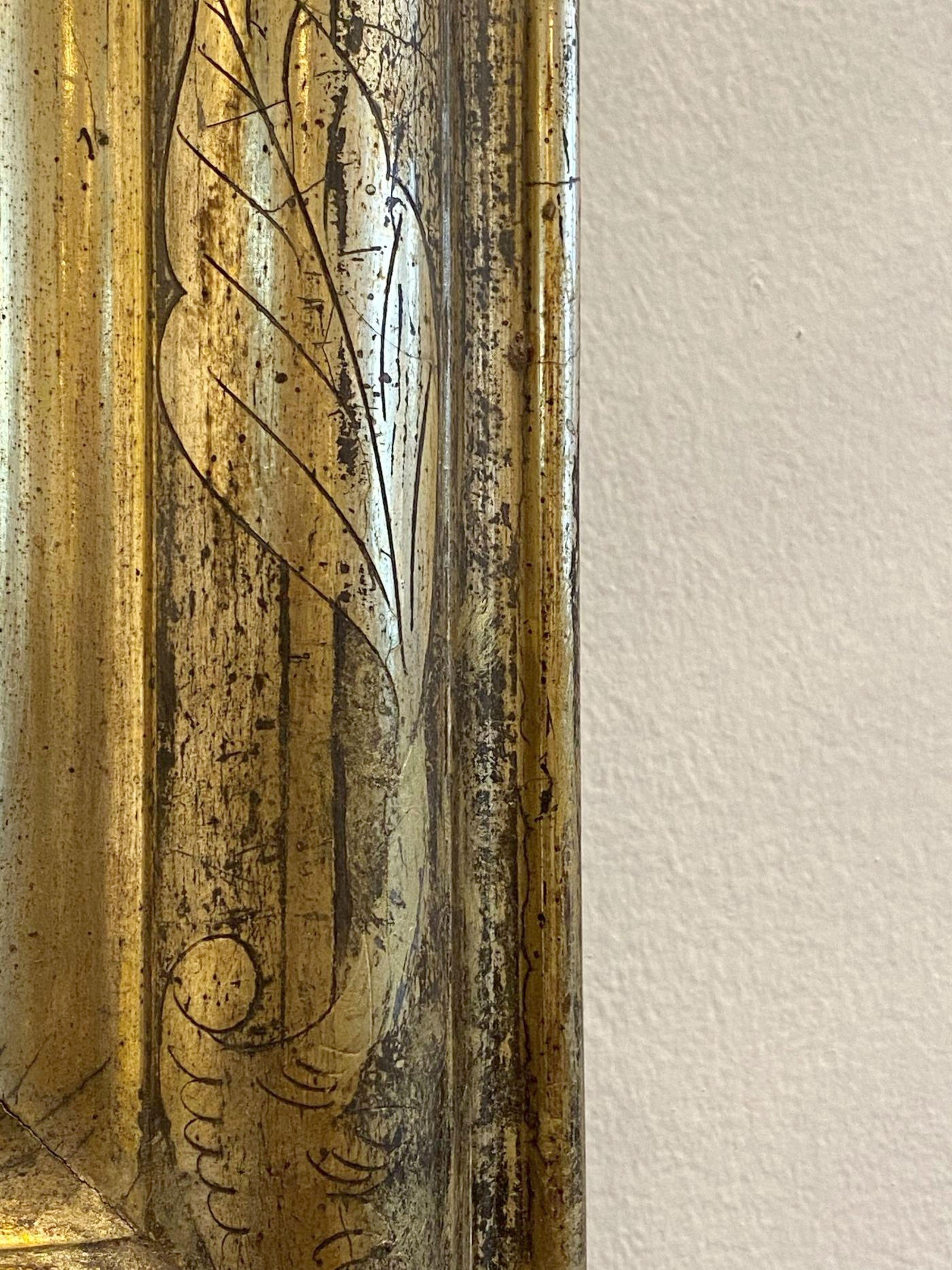 Luigi Filippo Specchio francese in legno dorato della Mecca - CIRCA 1850 in vendita