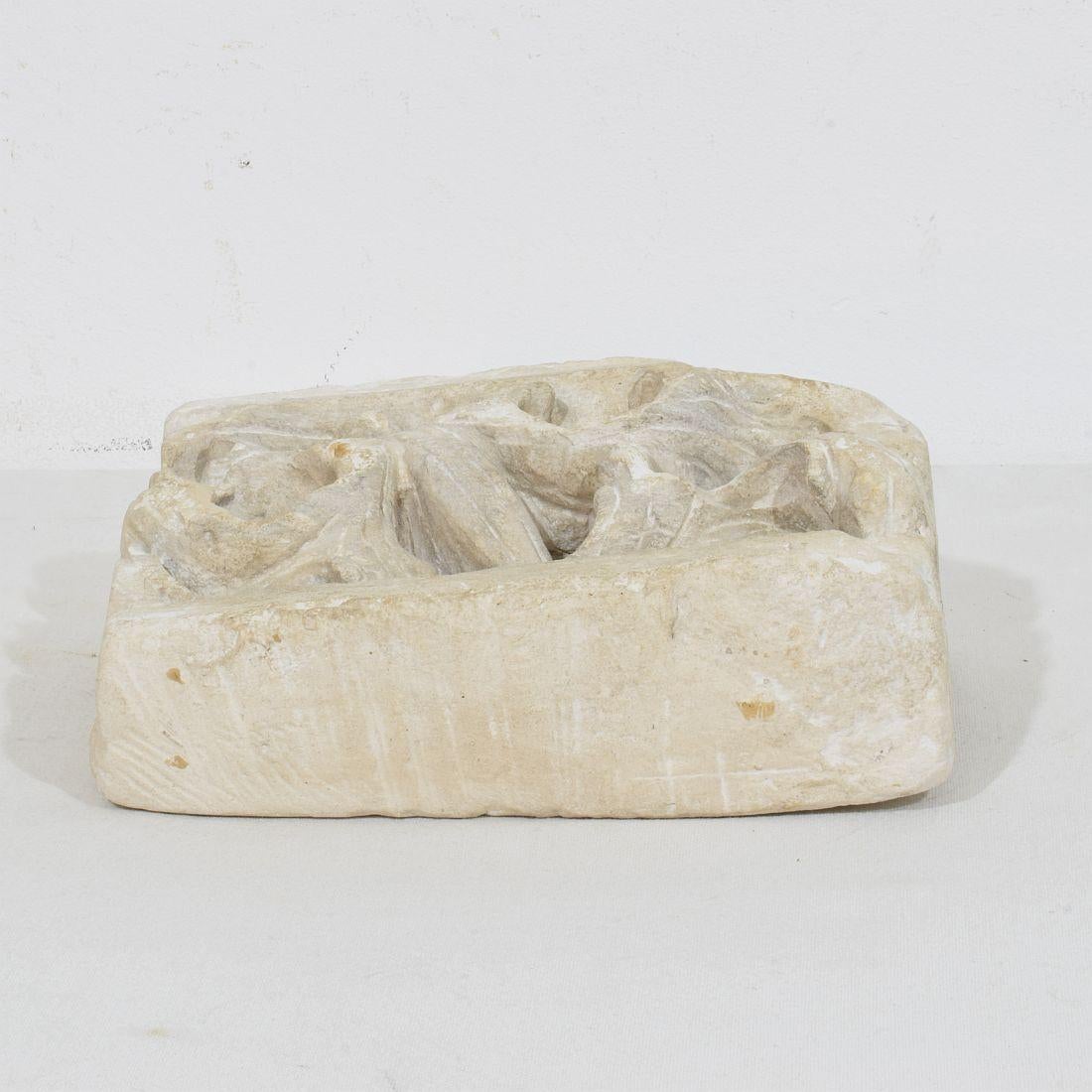 French Medieval Gothic Carved Stone Architectural Fragment 8