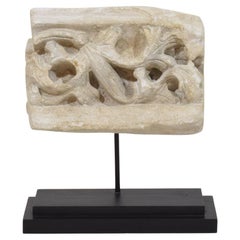 French Medieval Gothic Carved Stone Architectural Fragment