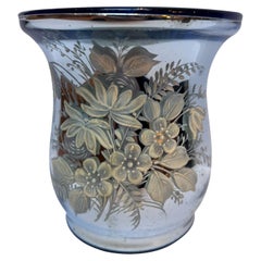 Antique French Mercury Glass Vase