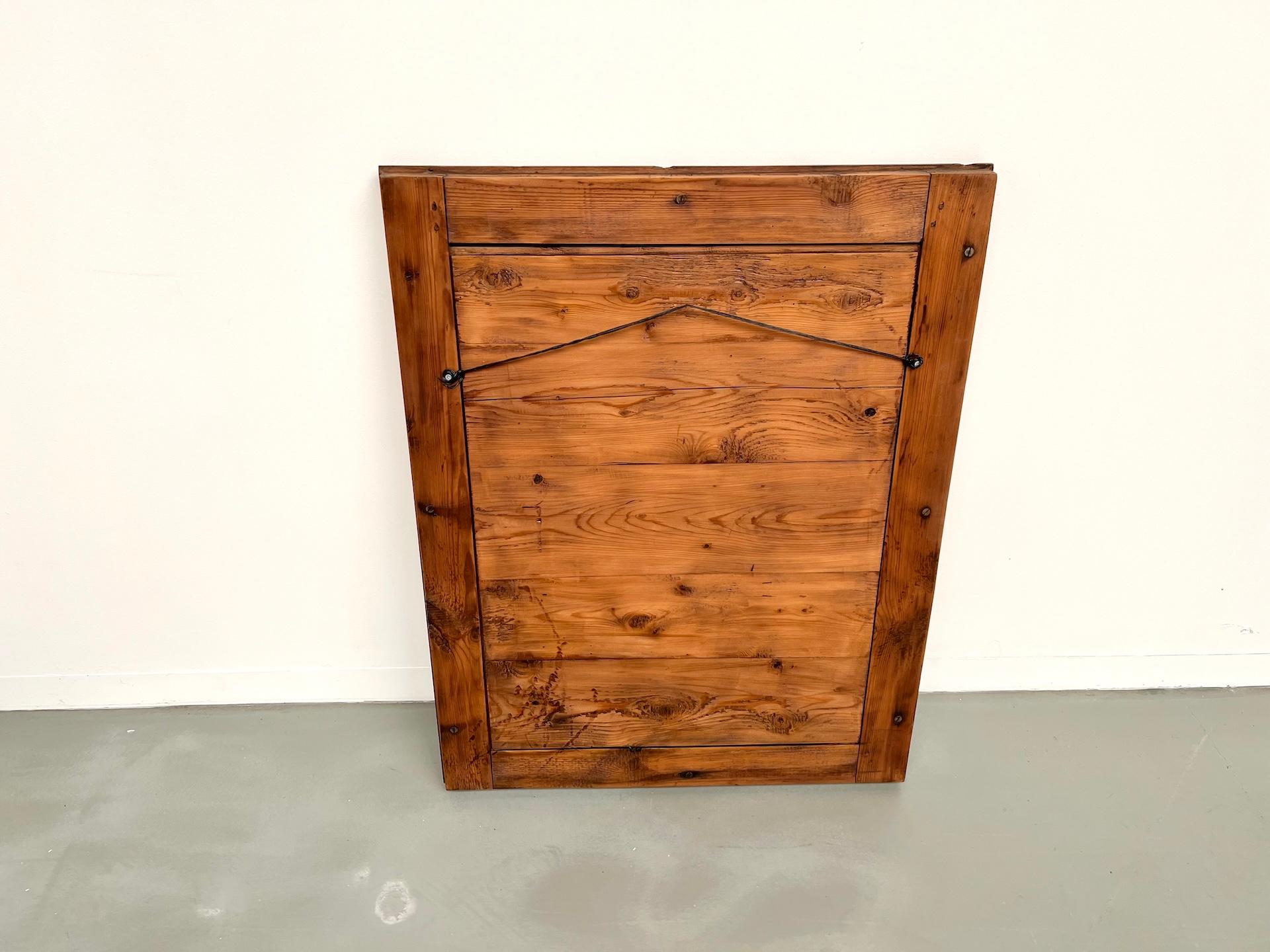 French mercury mirror in walnut, circa 1900 For Sale 8