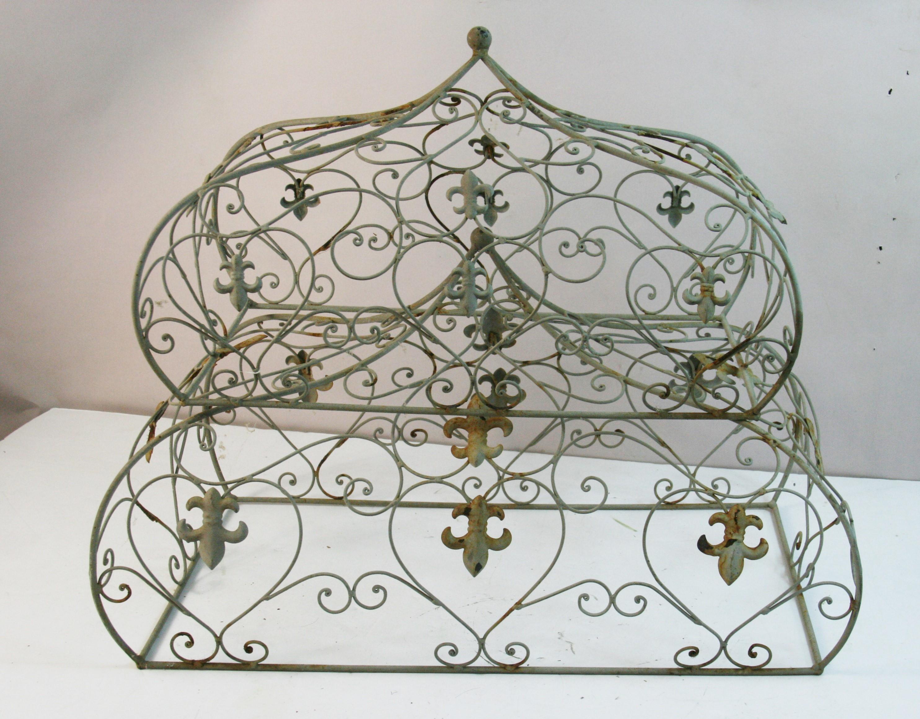 Elemento architettonico francese in metallo a cupola per giardino # 2 in vendita 4