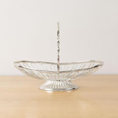 Cestino francese in metallo con manico