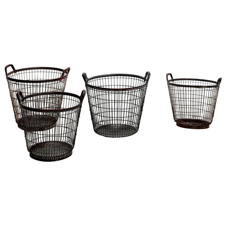 French Metal Baskets For Sale at 1stDibs