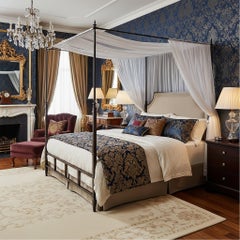 French Metal Canopy Bed, Queen