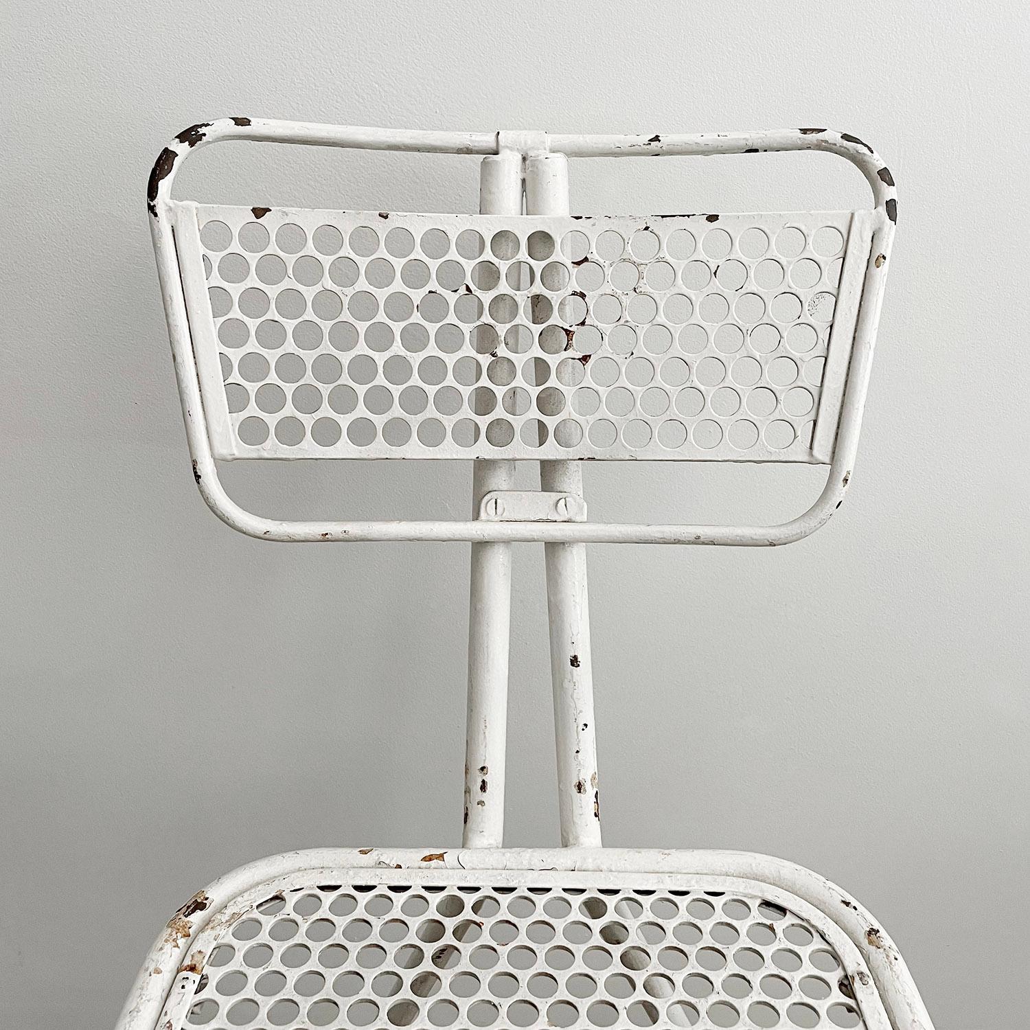 French Metal Desk Chair by René Malaval 