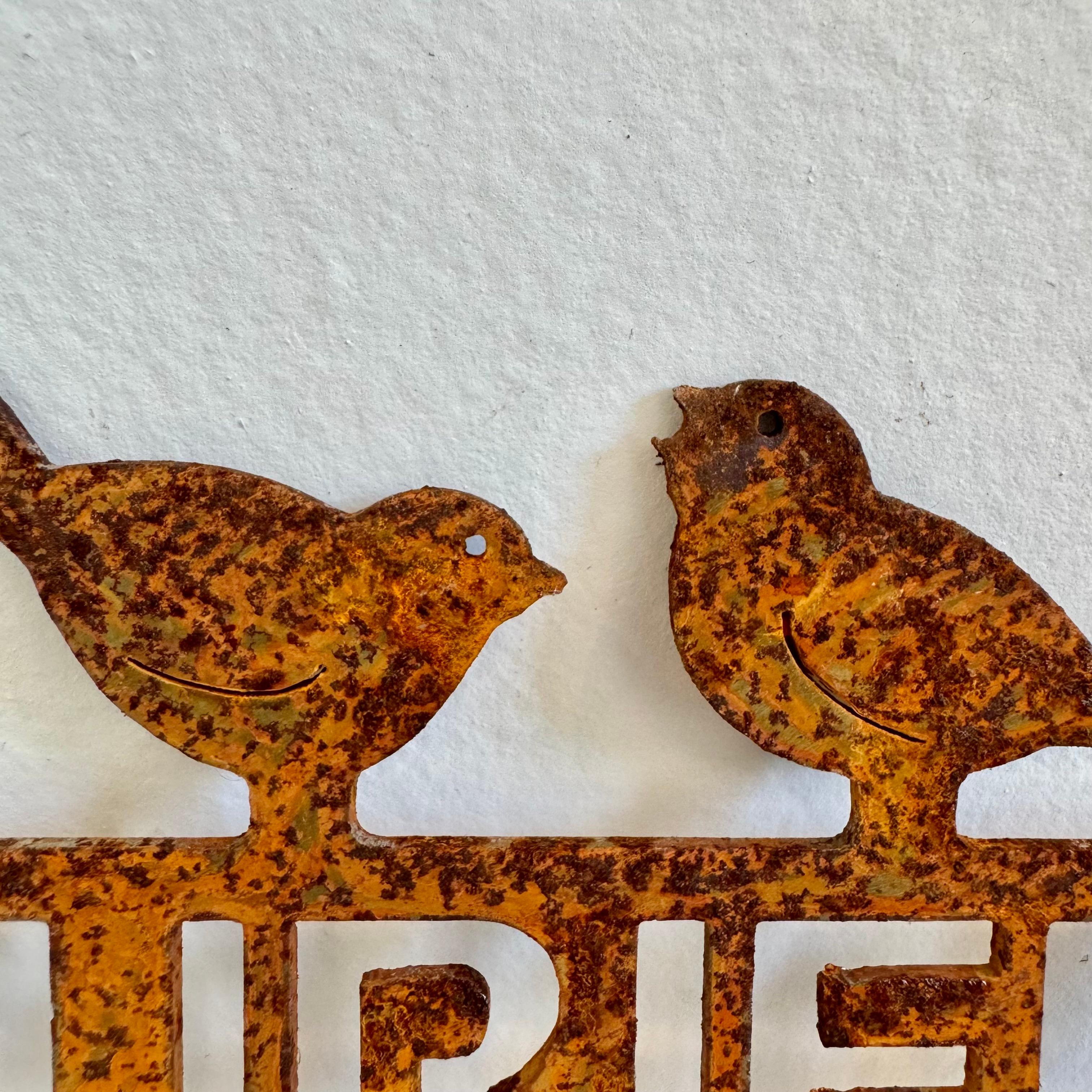 French Metal Garden Herb Markers, 1950s France For Sale 7