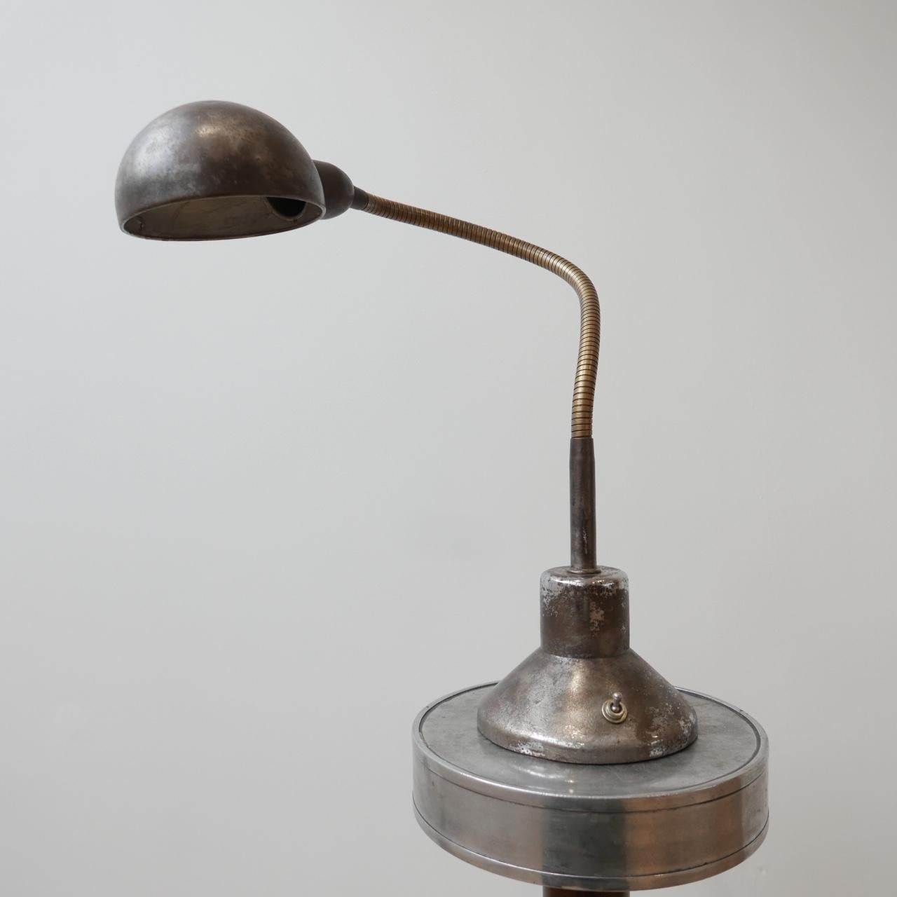 French Metal Industrial Adjustable Task Table Lamp 8