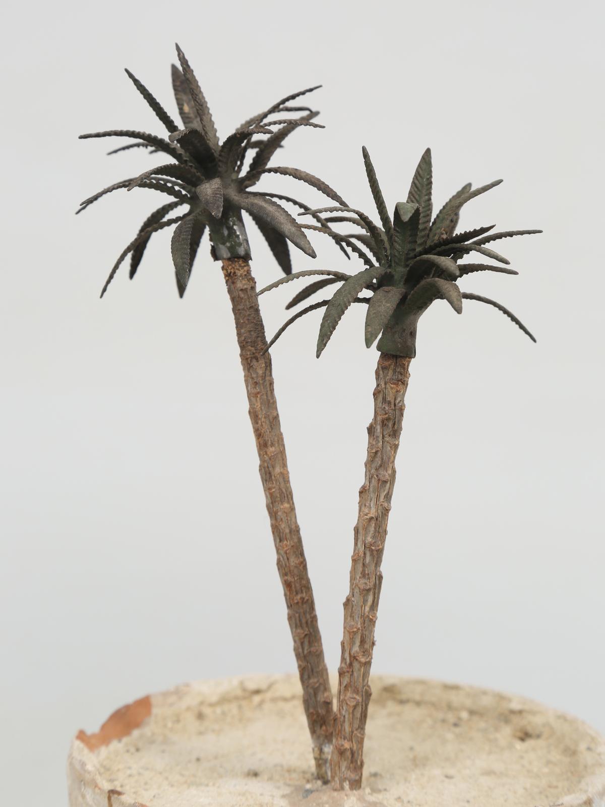 French Metal Palm Trees in Clay Pots 6