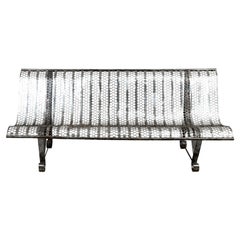 French Metal Park Bench