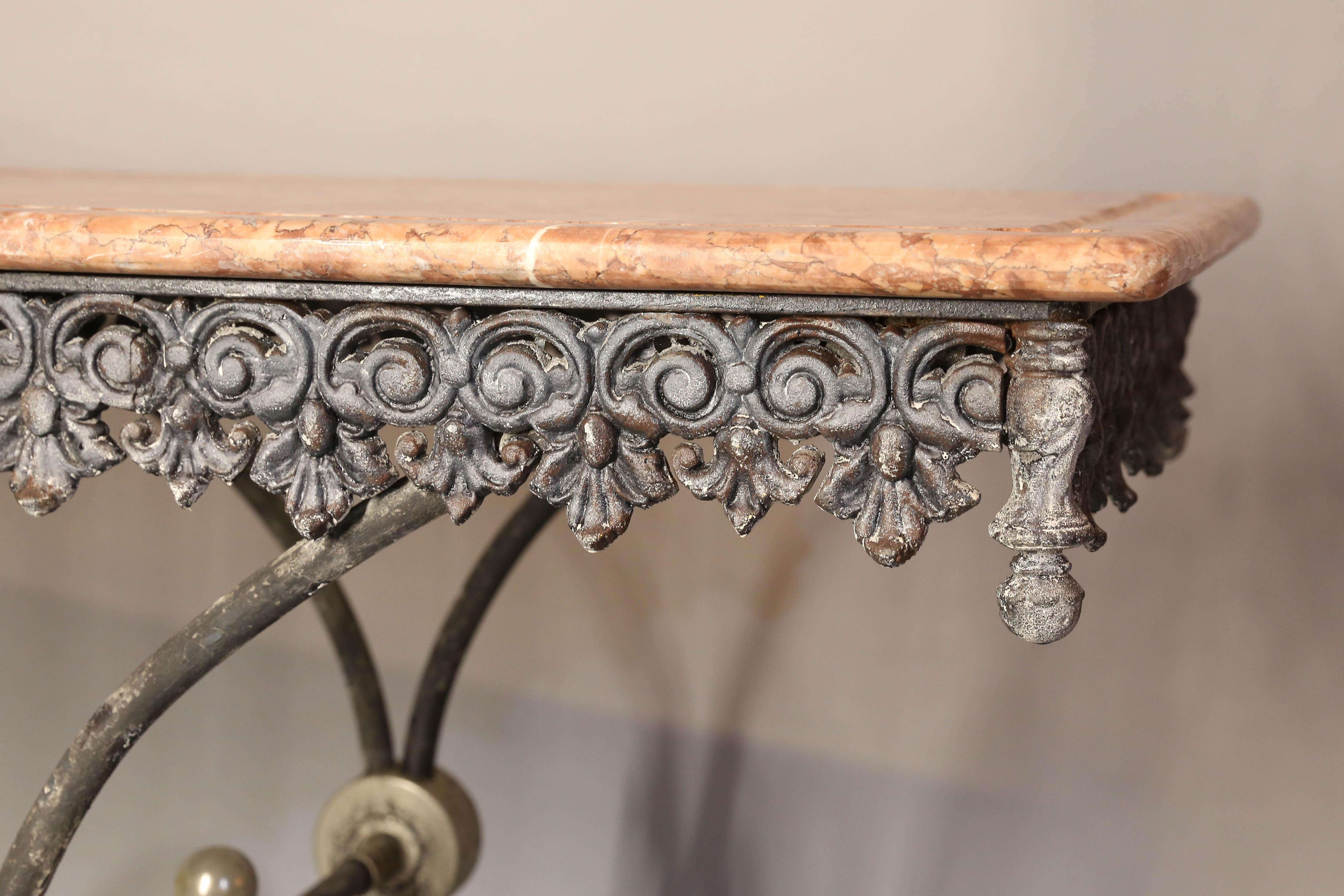 antique french pastry table