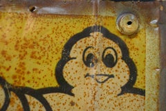 French Michelin Man Tin Plate Trade Sign