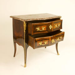 French Mid-18th Century Louis XV Commode or Sauteuse, Stamped "J.Saddon/JME"