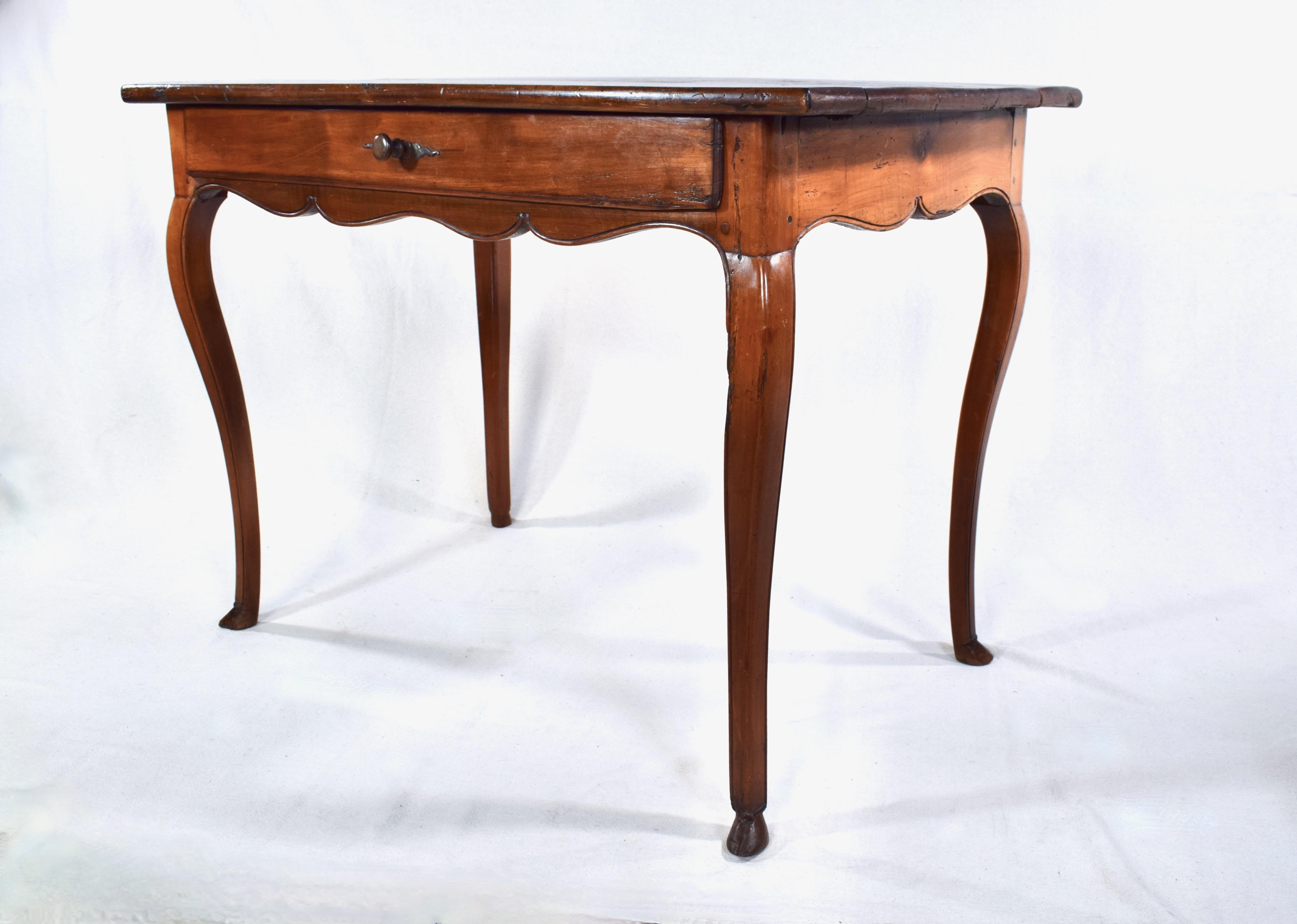 Bronze French Mid-18th Century Louis XV Period Petit Desk or Side Table For Sale