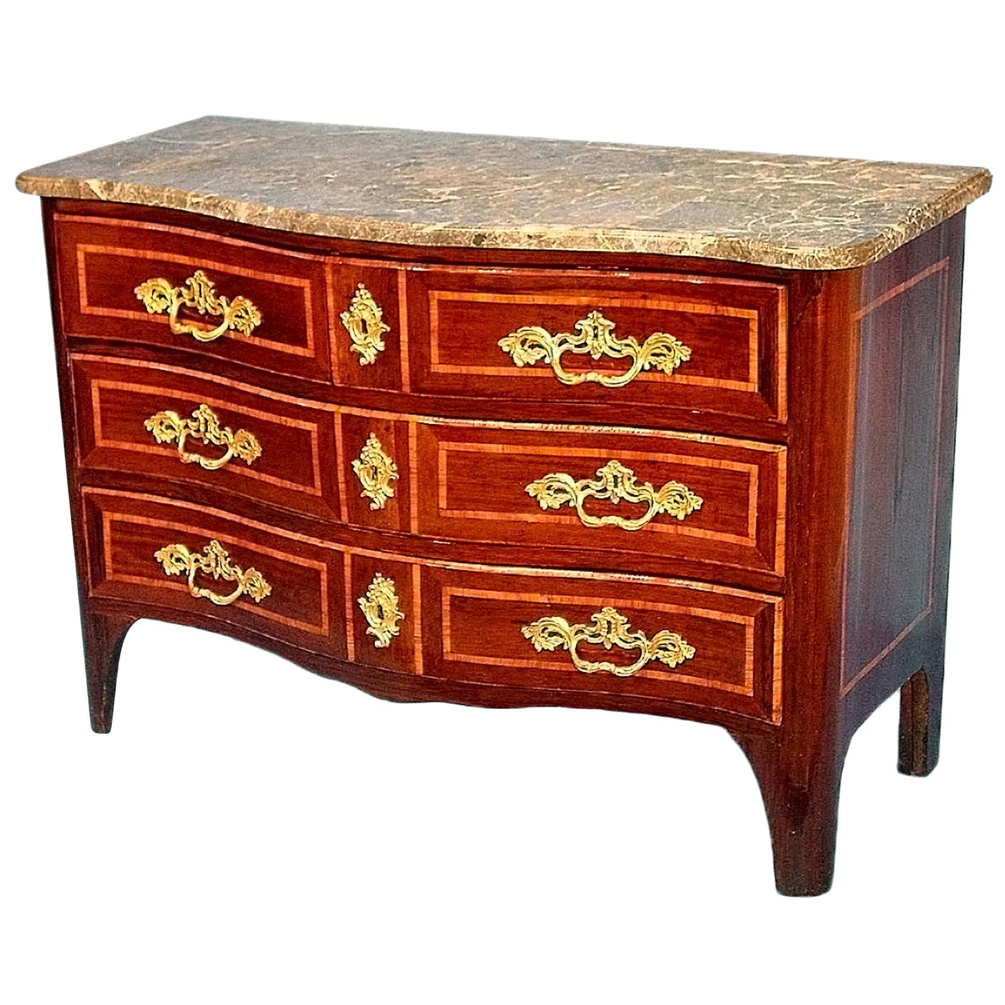 French Mid-18th Century Transitional Style Chest For Sale