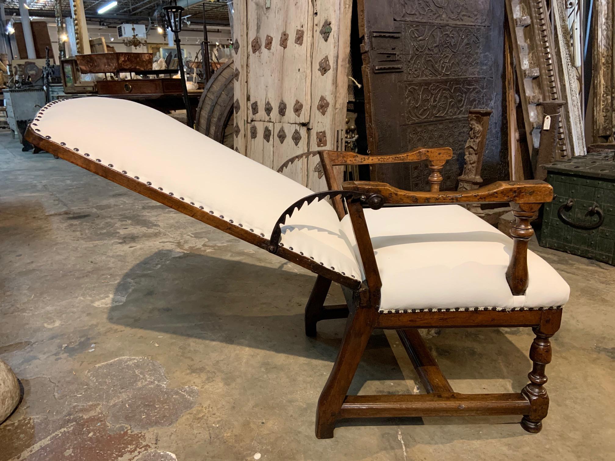 French 18th Century Chaise De Repos, Armchair 2