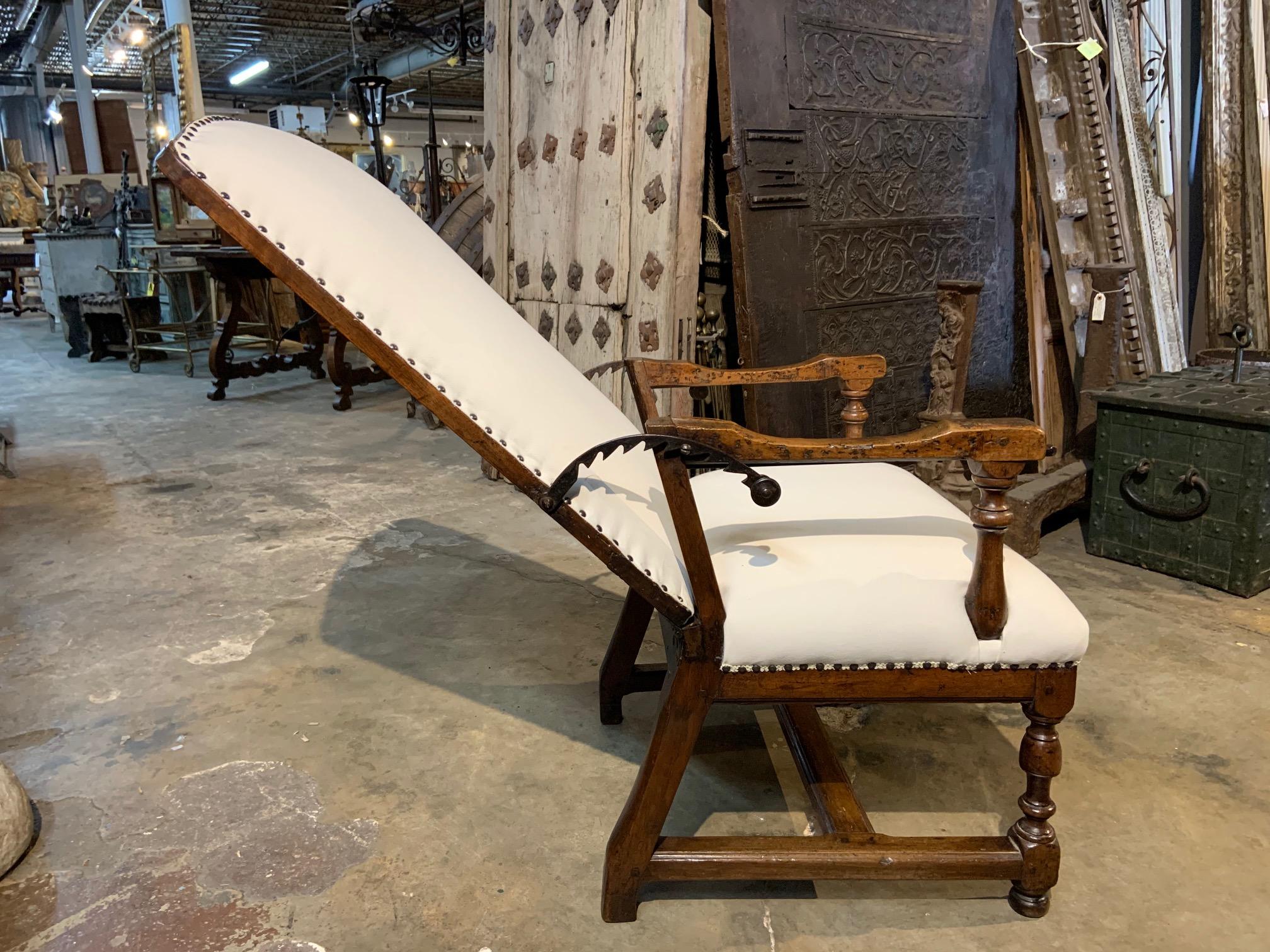 French 18th Century Chaise De Repos, Armchair 1