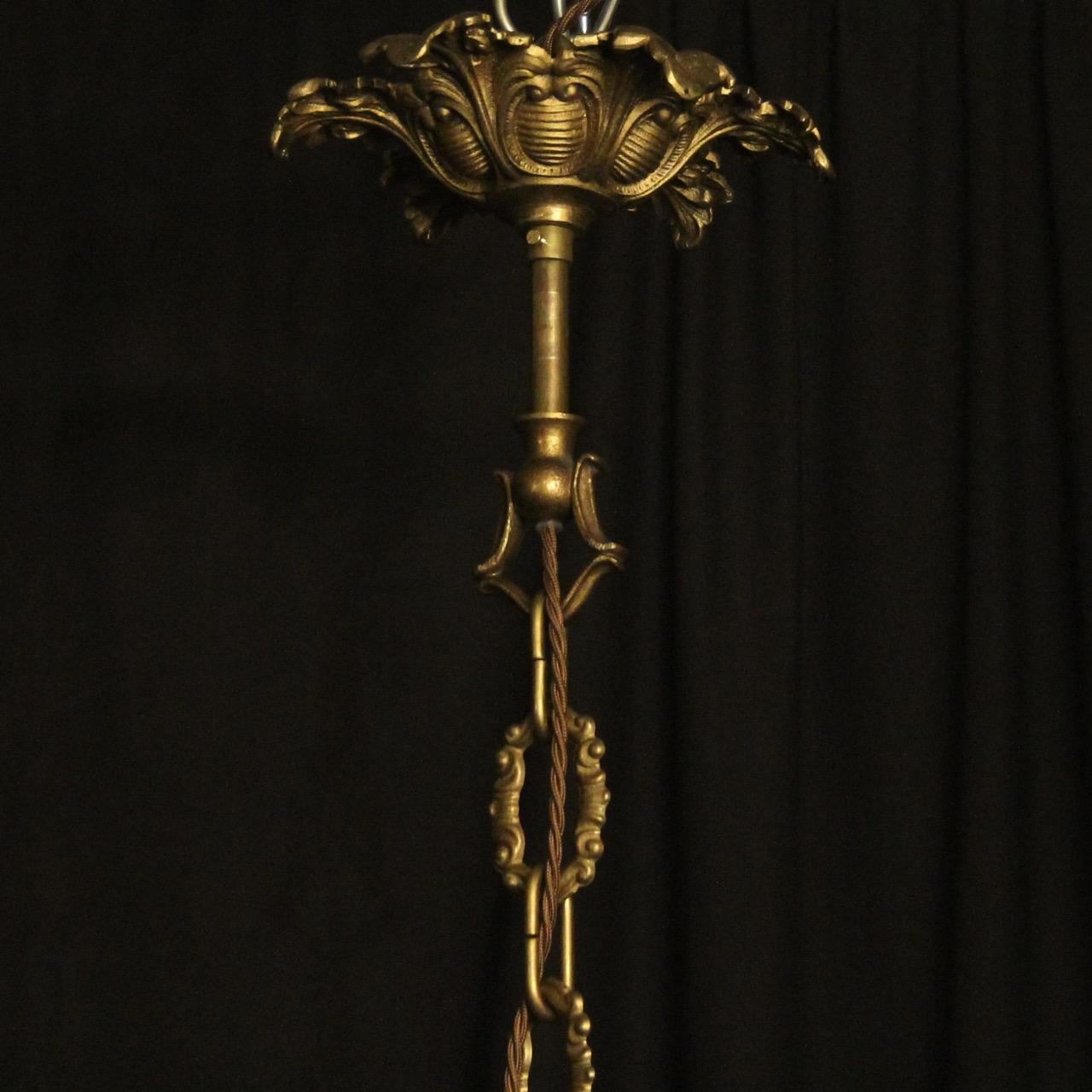 French Mid-19th Century F. Barbedienne Antique Bronze Chandelier For Sale 6