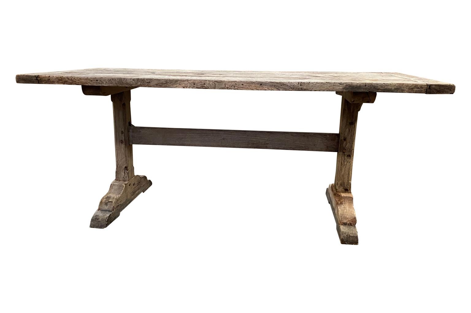 Oak French Mid-19th Century Farm Table