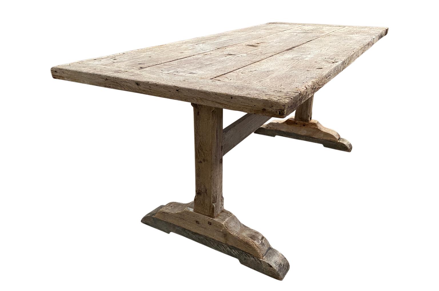 French Mid-19th Century Farm Table 1