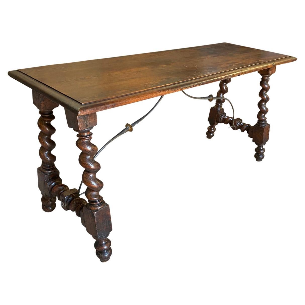 French Mid-19th Century Louis XIII Style Console Table