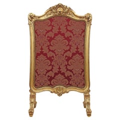 French Mid 19th Century Louis XV St. Giltwood Screen