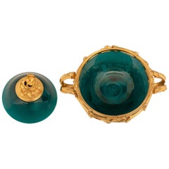 French Mid 19th Century Louis XV St. Ormolu And Glazed Porcelain Centerpiece