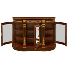 French, Mid-19th Century, Louis XVI St. Mahogany and Ormolu Buffet