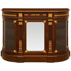 Used French, Mid-19th Century, Louis XVI St. Mahogany and Ormolu Buffet