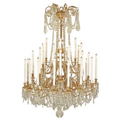 French Mid-19th Century Louis XVI St. Thirty-Six Arm Chandelier