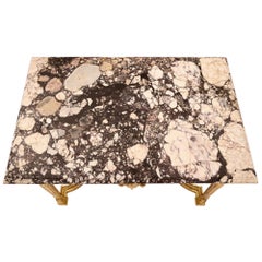 French Mid-19th Century Louis XVI Style Giltwood Center Table