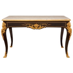 Antique French Mid-19th Century Napoleon III Period Boulle Center Table