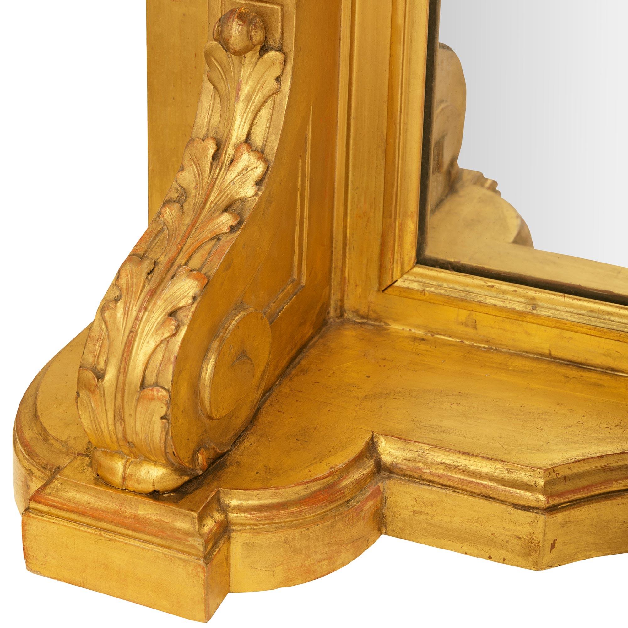 Console neoclassica francese della metà del XIX secolo in legno di San Giglio in vendita 2