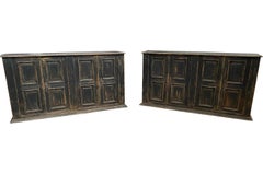French Mid-19th Century Pair of Louis XIII Style Buffets