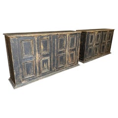 French Mid-19th Century Pair of Louis XIII Style Buffets