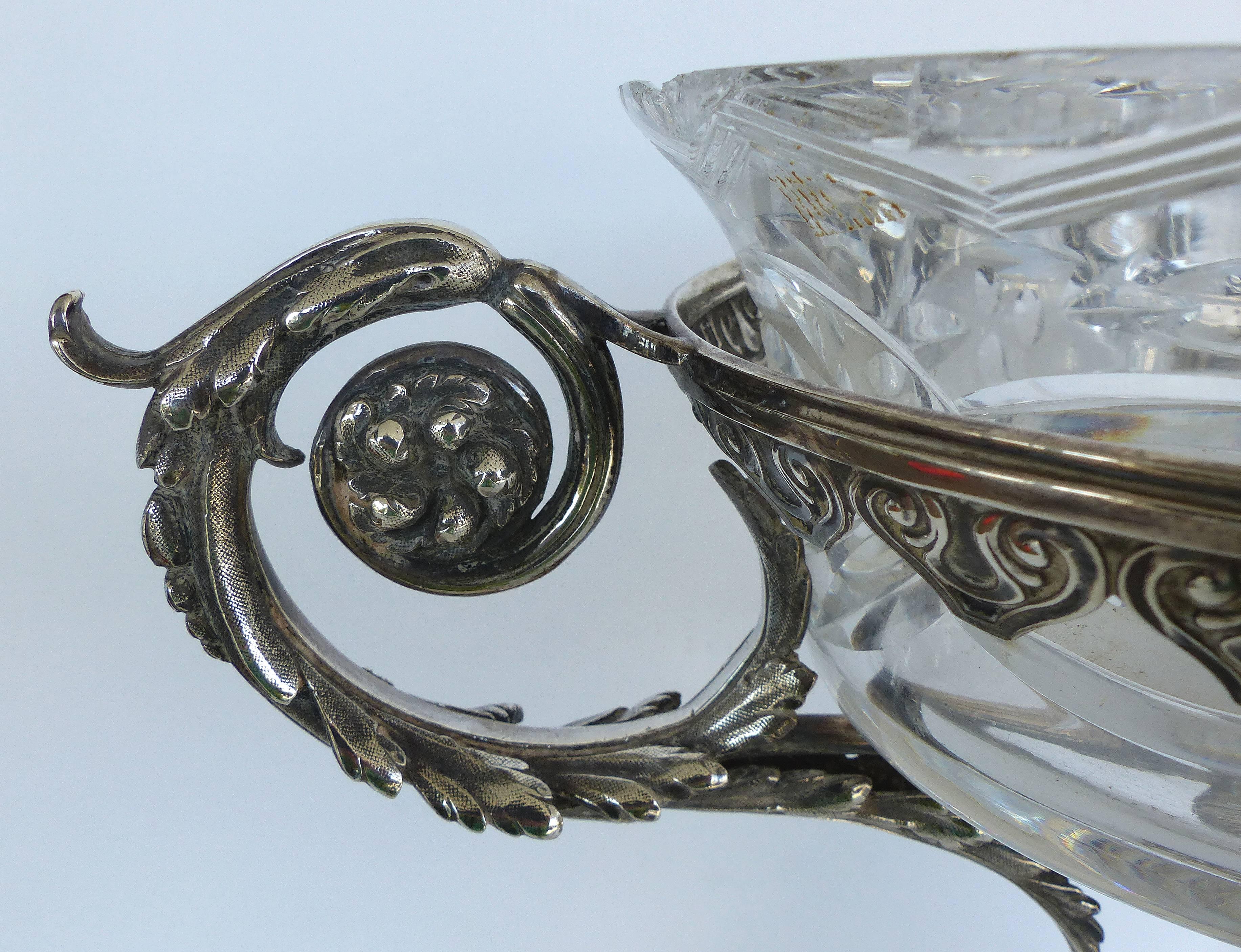 French Mid-19th Century Sterling Silver Centrepiece 2