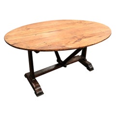 French Mid-19th Century Table Vigneron, Wine Tasting Table
