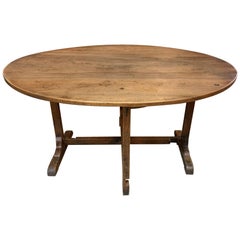 French Mid-19th Century Table Vigneron, Wine Tasting Table