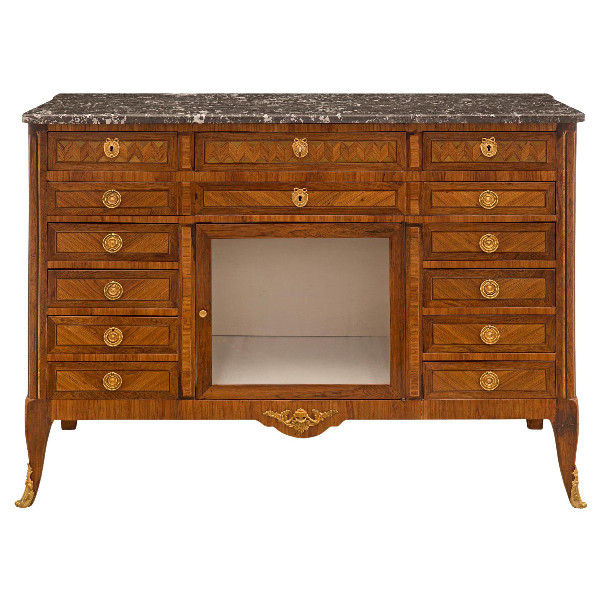 French Mid-19th Century Transitional St. Buffet Vitrine, Circa 1840 For Sale